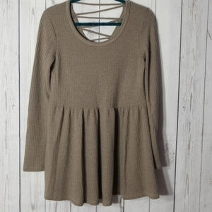 S Small Waffleknit Strappy Tunic